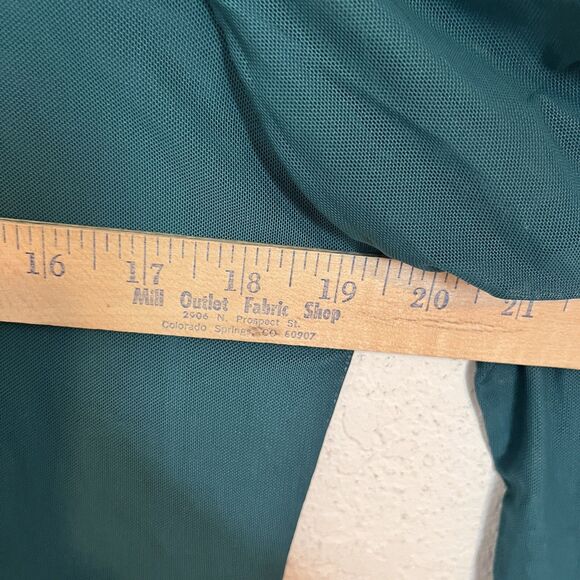 NWOT Kaileigh Women XL Jersey Knit Blouse Mesh Long Sleeve Blue Crew Neck Stretc - Picture 6 of 7